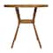 Flash Furniture Marseille French Bistro 31.5in. Table, Blk Textilene, Glass Top, Bamboo Print Alum Frame in Natural SDA-AD641011-80-BK-NAT-GG - alternate 10